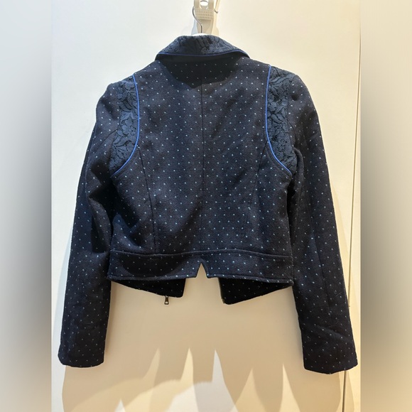 Moto style cropped jacket - Picture 2 of 2